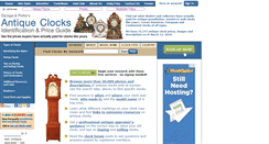 Desktop Screenshot of antiqueclockspriceguide.com